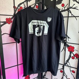 Minnesota United FC Black MLS Short Sleeve Tee